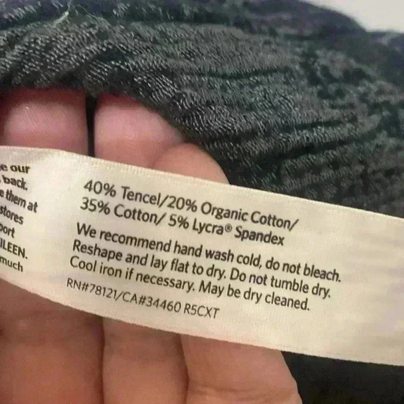 Eileen Fisher Organic Cotton Blend Open Cardigan Jacket - Picture 4 of 4